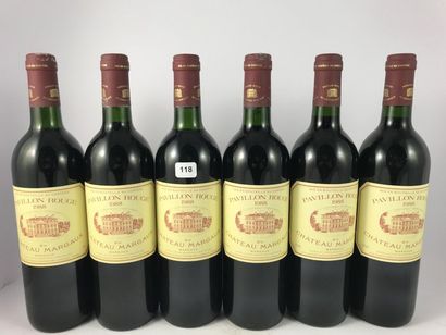 12 btls Pavillon Rouge du Château Margaux...