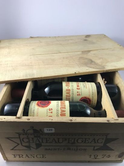 12 btls Château Figeac 1974 en CBO - Sai...