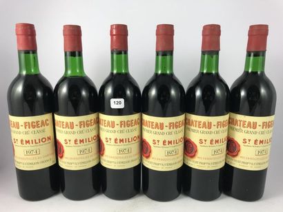 12 btls Château Figeac 1974 en CBO - Sai...