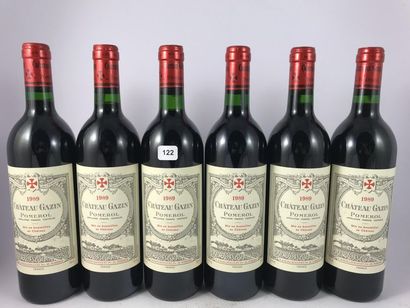 12 btls Château Gazin 1989 en CBO - Pome...