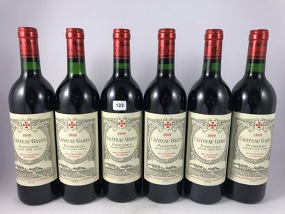 12 btls Château Gazin 1989 en CBO - Pome...
