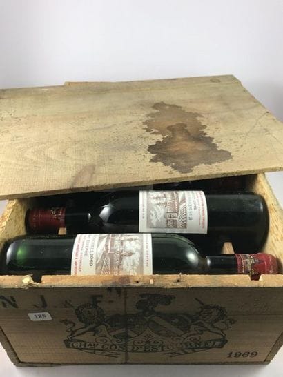 12 btls Cos d'Estournel 1969 en CBO - Sa...