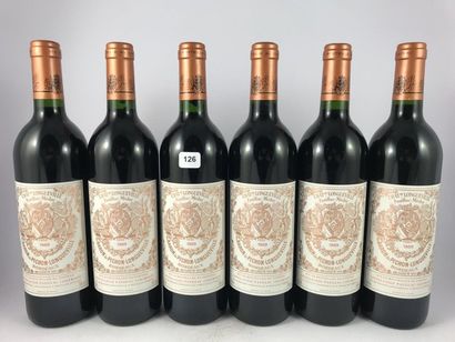 12 btls Château Pichon Longueville Baron...