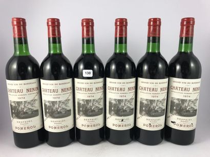 12 btls Château Nenin 1974 en CBO - Pome...