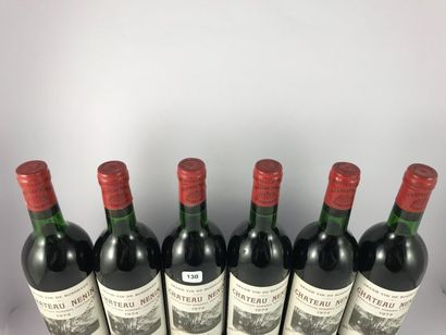 12 btls Château Nenin 1974 en CBO - Pome...