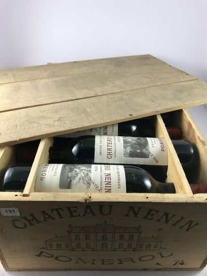 12 btls Château Nenin 1974 en CBO - Pome...