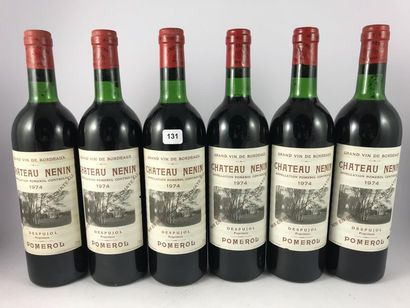 12 btls Château Nenin 1974 en CBO - Pome...