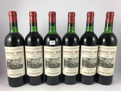 12 btls Château Nenin 1974 en CBO - Pome...