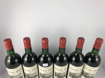 12 btls Château Nenin 1974 en CBO - Pome...