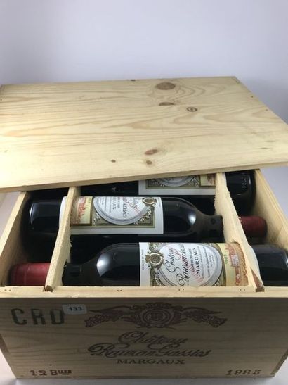 12 btls Château Rauzan-Gassies 1983 en CBO...