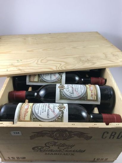 12 btls Château Rauzan-Gassies 1983 en CBO...