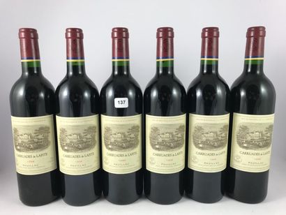 12 btls Carruades de Lafite Rothschild 1998...