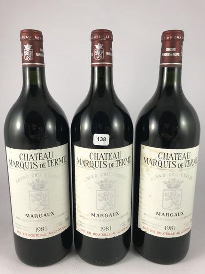 6 Magnums Marquis de Terme 1981 en CBO -...