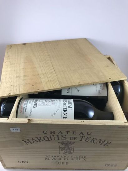 6 Magnums Marquis de Terme 1988 en CBO -...