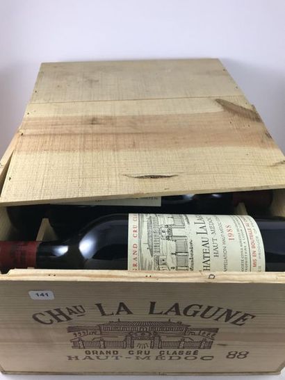 6 Magnums Château La Lagune 1988 en CBO -...