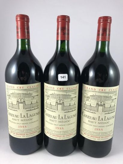 6 Magnums Château La Lagune 1988 en CBO -...