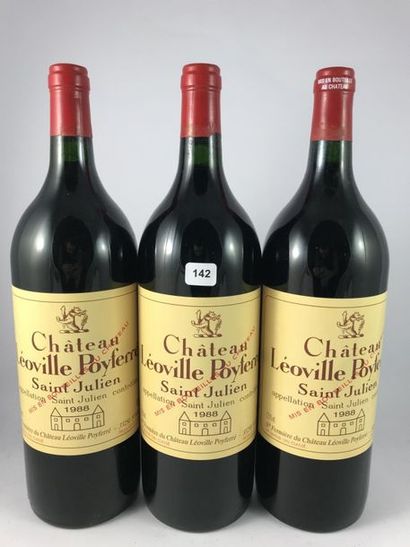 6 Magnum Château Léoville Poyferré 1988 en...