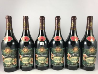 6 btls Domaine de Montfort 1998 - Arbois...
