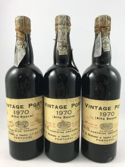 3 Porto Vintage 1970 - Alto Douro - Borg...