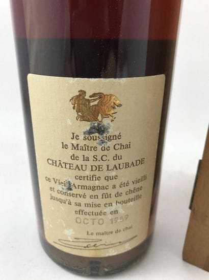1 btl en coffret Bas Armagnac 1929 - Château...