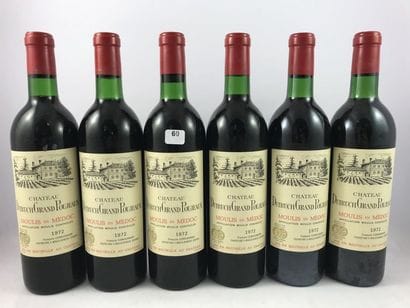 11 btls Château Dutruch Grand Poujeaux 1972...