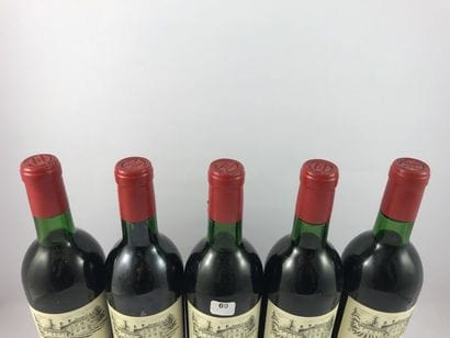 11 btls Château Dutruch Grand Poujeaux 1972...
