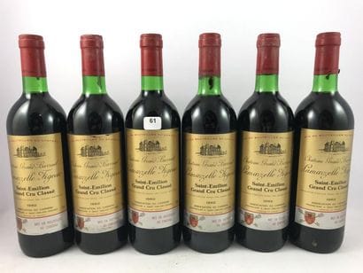 12 btls Grand Barail Lamarzelle Figeac 1982...