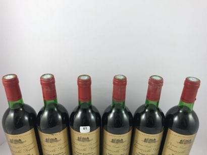 12 btls Grand Barail Lamarzelle Figeac 1982...