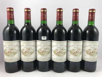 12 btls Château Larose Perganson 1989 en...