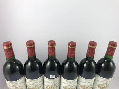 12 btls Château Larose Perganson 1989 en...