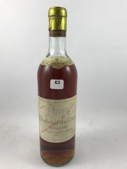 1 btl Château du Cros 1966 - Loupiac