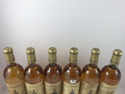 6 btls Château Bastor-Lamontagne 1997 - ...