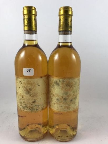 2 btls Château Suduiraut 1989 - Sauterne...