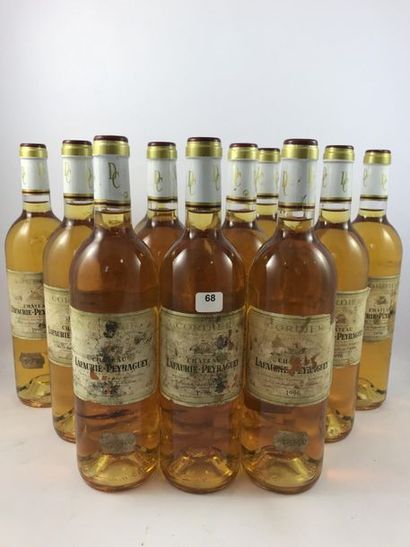 11 btls Château Lafaurie-Peyraguey 1996 -...
