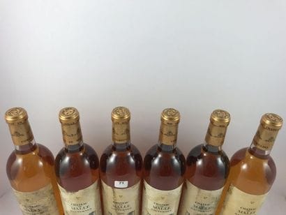6 btls Château de Malle 1999 - Sauternes
