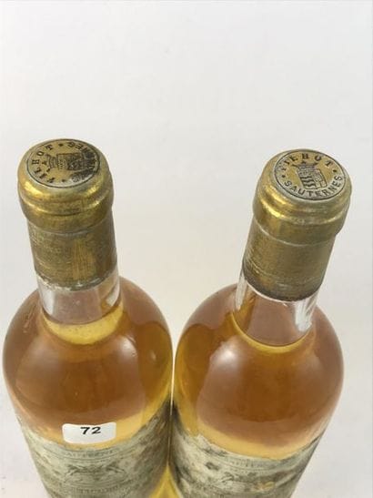 2 btls Château Filhot 1985 - Sauternes