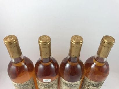 4 btls Château Sigalas Rabaud 1990 - Sau...