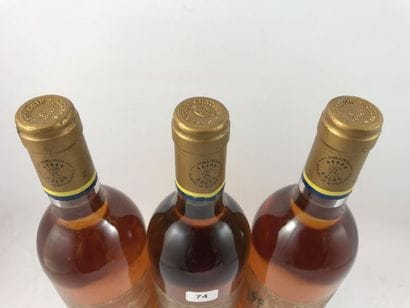 3 btls Château Rieussec 1990 - Sauternes