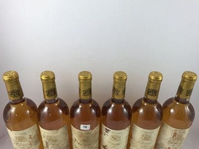6 btls Château de Rayne Vigneau 1999 - S...