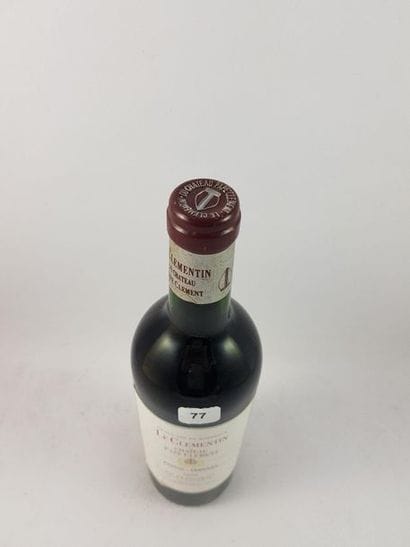 Le Clémentin du Château Pape Clément 1995...
