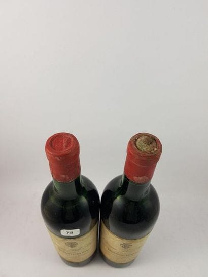 2 btls Château Bel-Air 1966 - Pomerol - 1...