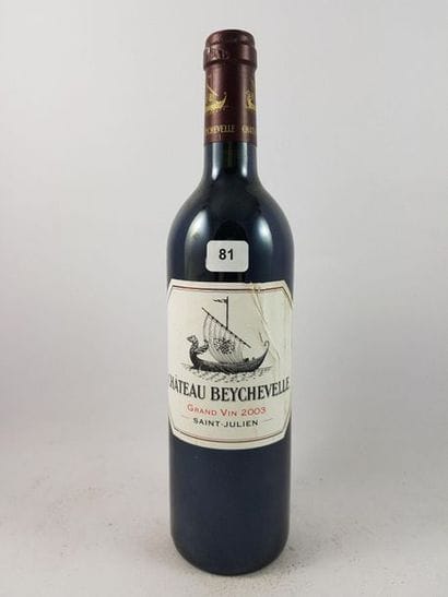 1 btl Château Beychevelle 2003 - Saint-J...
