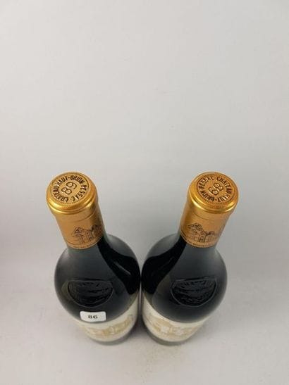 2 btls Château Haut-Brion 1989 - Pessac-...