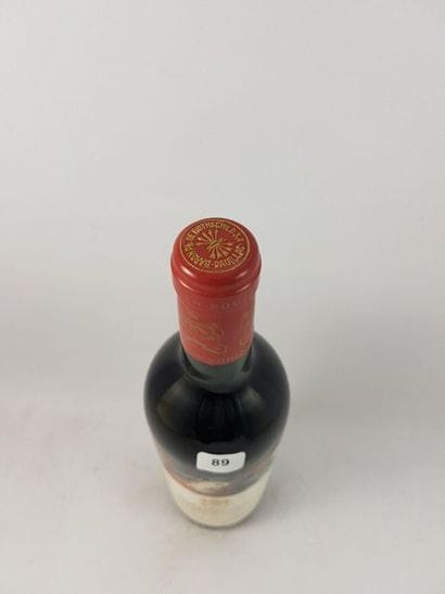 1 btl Château Mouton Rothschild 1985 - P...