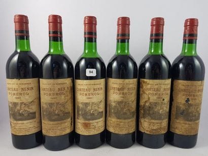 12 btls Château Nenin 1980 - Pomerol