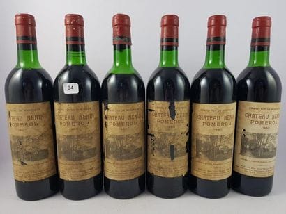 12 btls Château Nenin 1980 - Pomerol