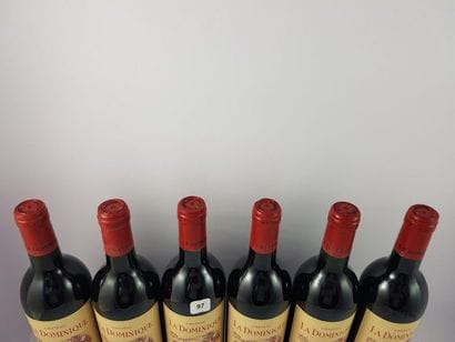 12 btls Château La Dominique 1989 en CBO...