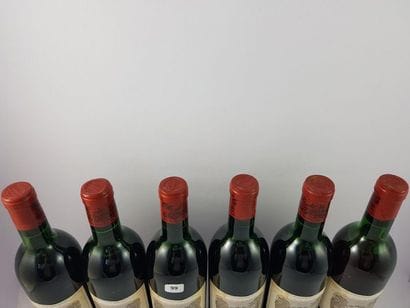 12 btls Château Lafite Rothschild 1972 en...