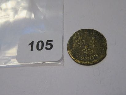 Monnaie - Louis XIII - Double (tournois)...
