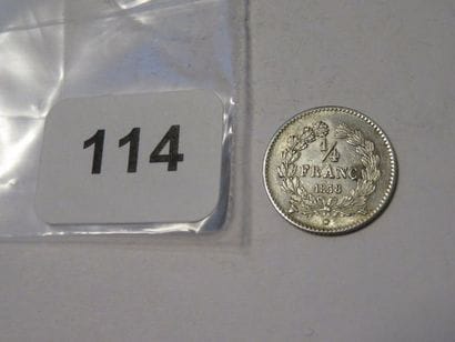 Monnaie - France - 1/4 Francs Louis-Philippe...